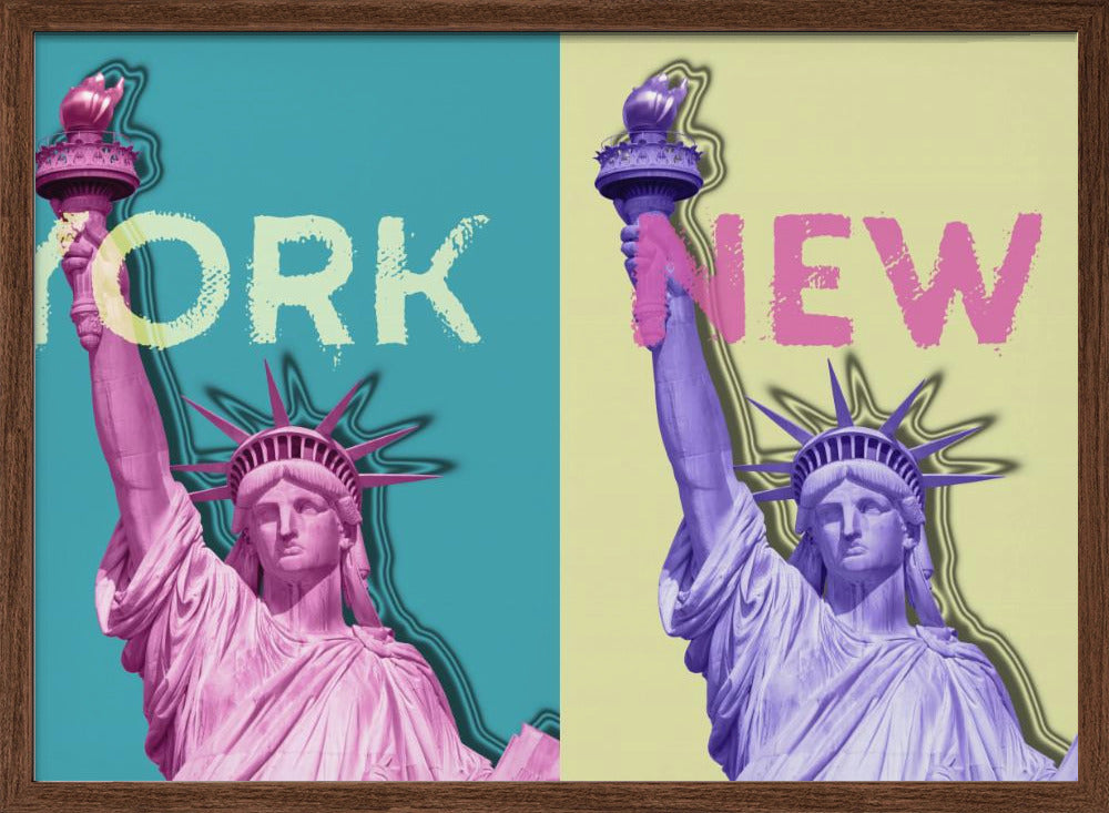 POP ART Statue of Liberty III Poster