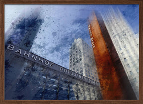 City Art BERLIN Skyscrapers Poster