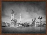 Old Town Square in Prague | Monochrome Poster