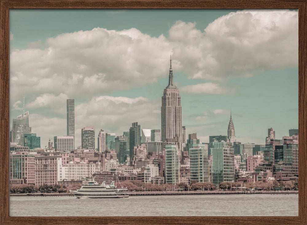 MIDTOWN MANHATTAN | urban vintage style Poster