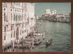 VENICE Canal Grande &amp; Santa Maria della Salute | urban vintage style Poster