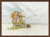 MIAMI BEACH Vintage Florida Flair Poster