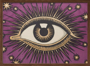 Allseeingeyehpurple Ratio2x3 Poster