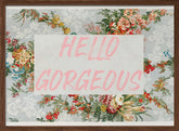 Hellogorgeousbluefloral Ratio2x3 Poster