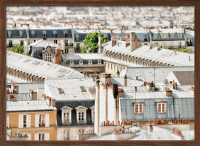 Parisrooftopssizeisopaper Poster