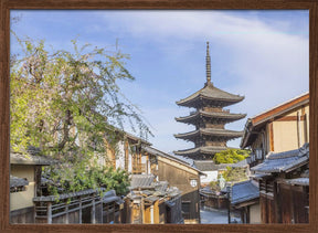 Yasaka Pagoda in historic Kyoto Poster