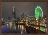 Dazzling Yokohama skyline at night Poster