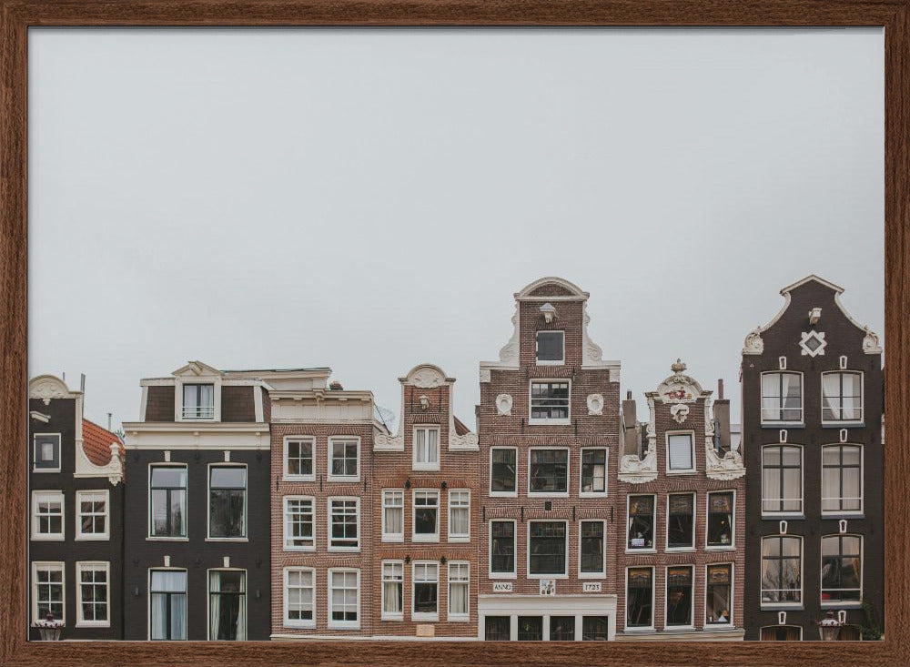 Amsterdam Houses Poster