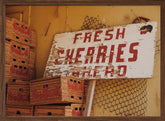 Fresh Cherries Ahead Poster