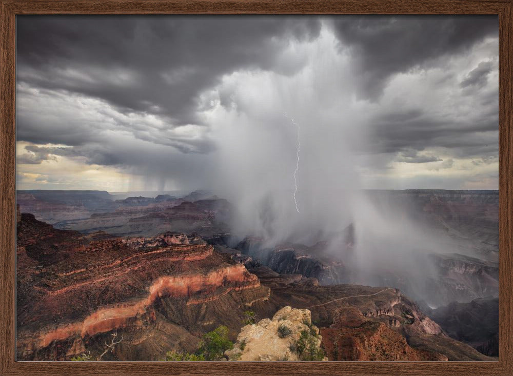 Storm at The Canyon Poster