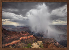 Storm at The Canyon Poster