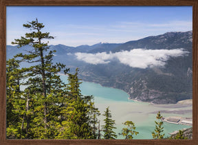 Wonderful Canadian landscape impression of Howe Sound near Squamish Poster