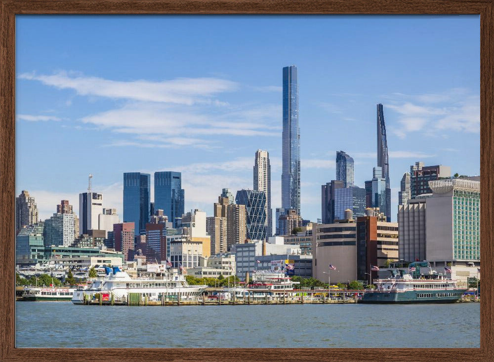 Western Midtown Manhattan Skyline Poster