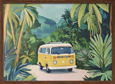 Vintage Camper Van Poster