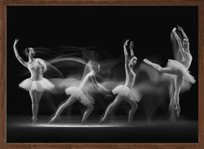 Balerina Art Wave Poster