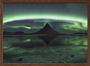 Kirkjufell Aurora Poster