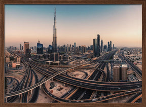 Dubai Skyline Panorama Poster