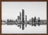 Abu Dhabi Urban Reflection Poster