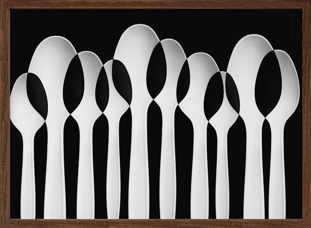 Spoons Abstract:  Forest Poster