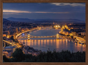 Panorama of Budapest Poster