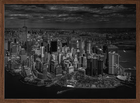 Manhattan - bird's eye view Poster