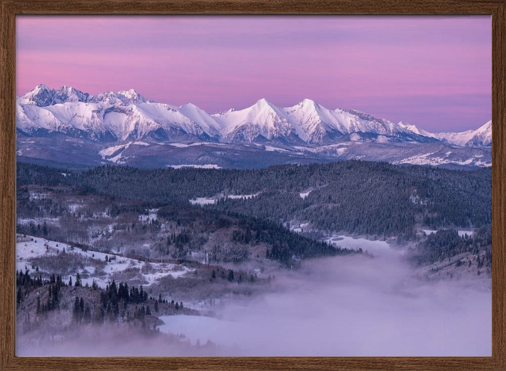 Dawn - Tatra Mountains Poster