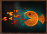 Orange fish Poster