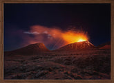 La Fournaise volcano Poster