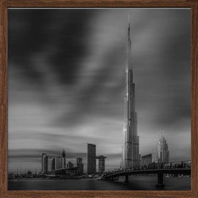 Dubai Downtown Cityscape, Dubai, UAE. Poster