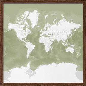 Pacheco world map Poster