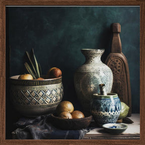 Moroccan Still Life No 1 Poster