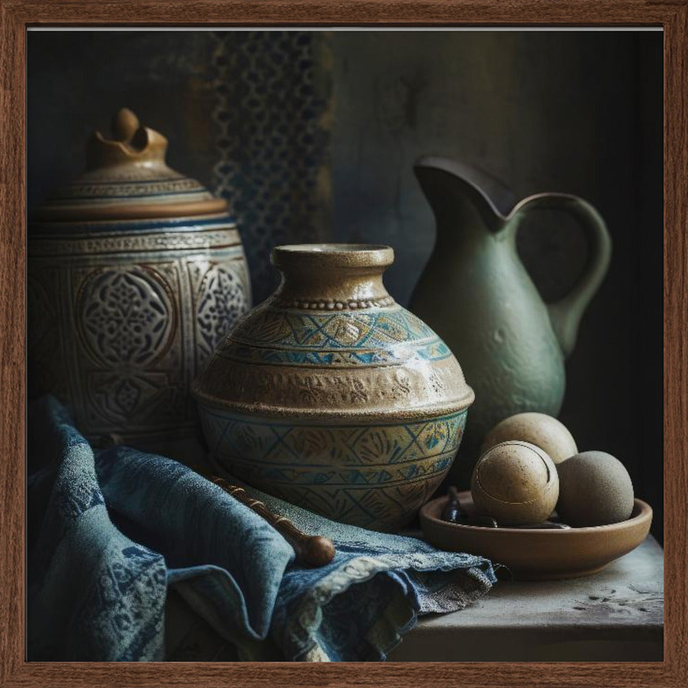 Moroccan Still Life No 3 Poster