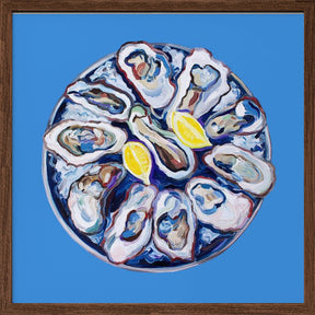 Plate of Oysters Poster