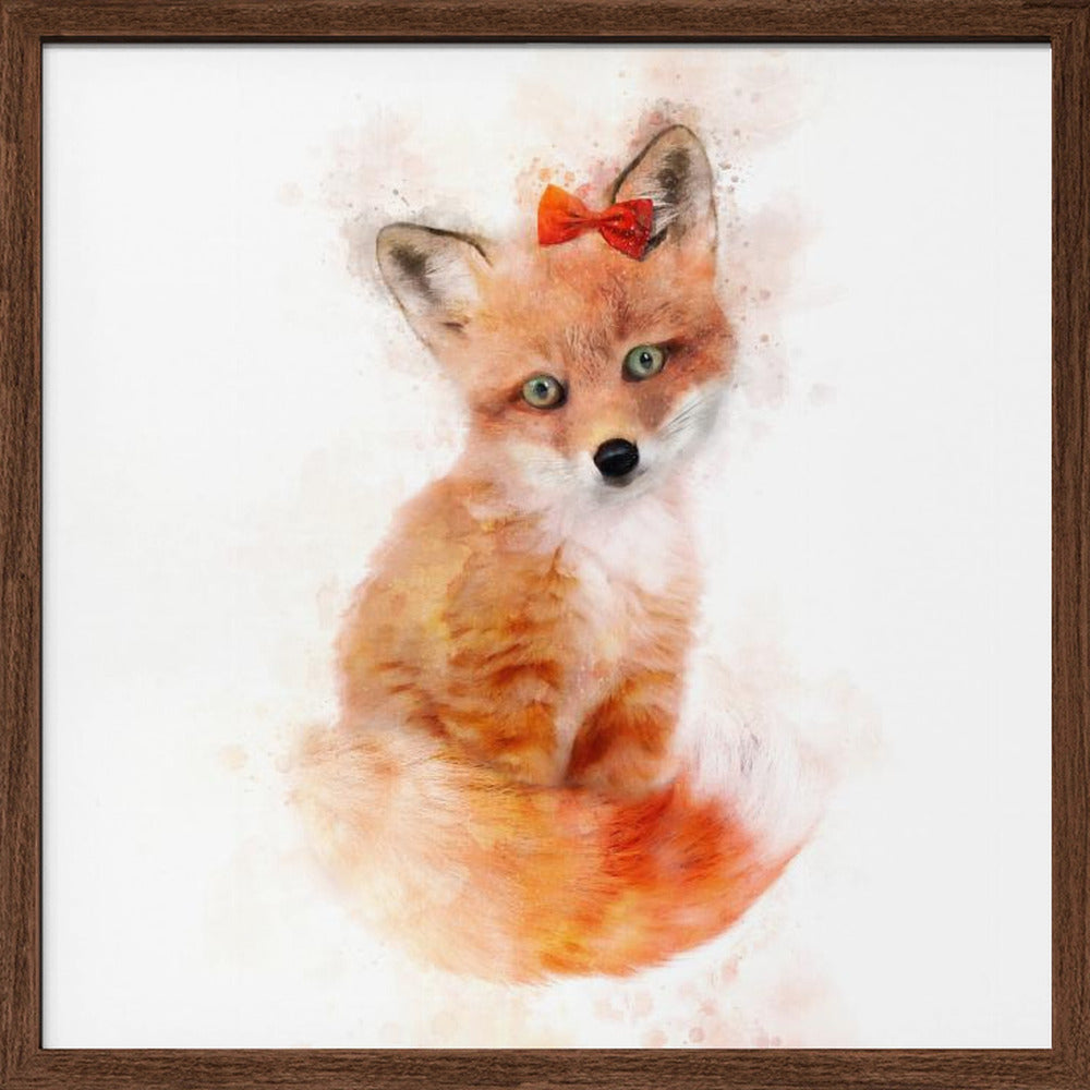 Baby Fox Poster