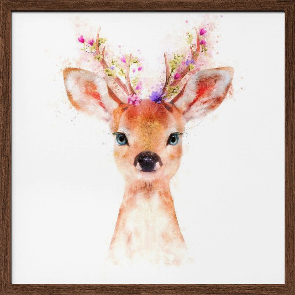 Baby Deer Poster
