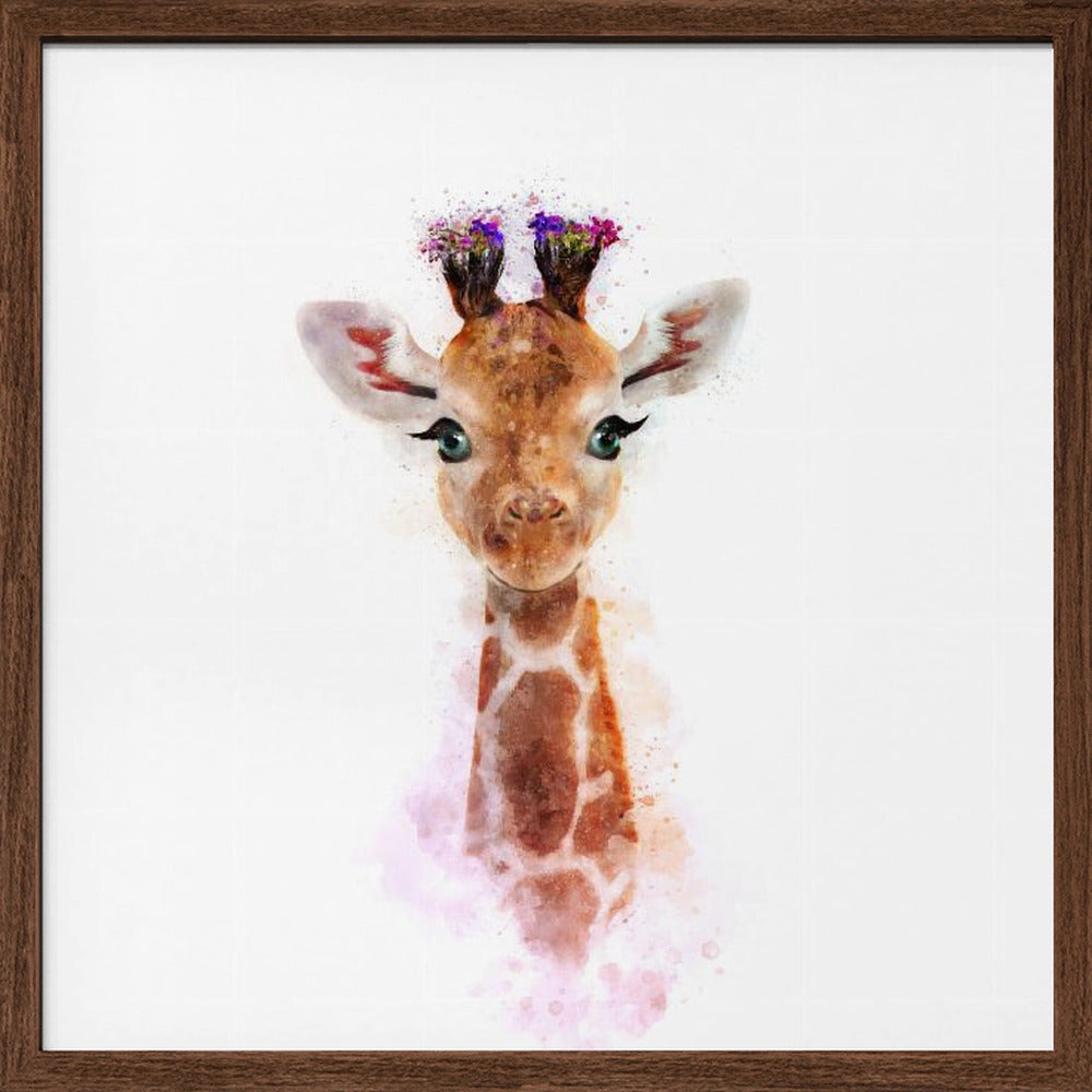 Baby Giraffe Poster