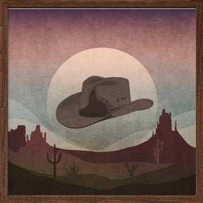 Cowboy Hat Poster