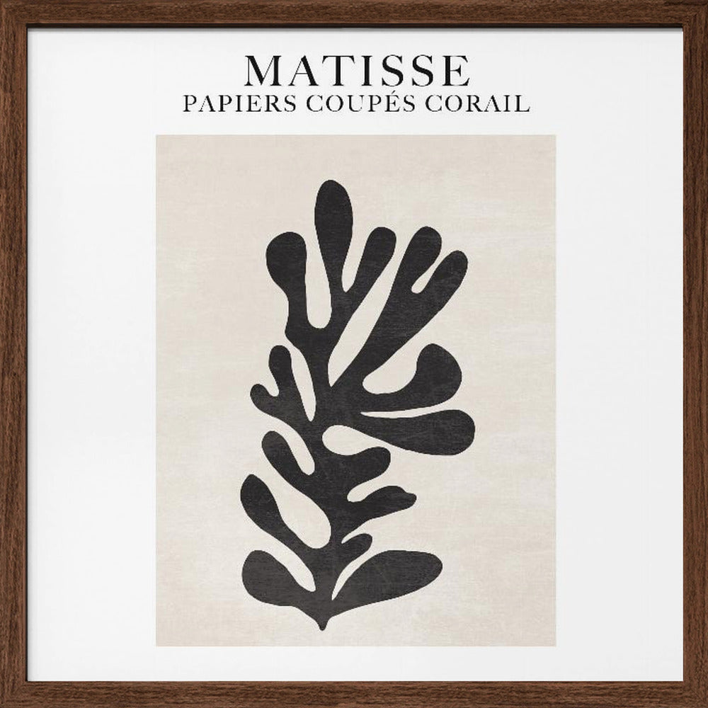 Light   Papier Découpé Coral Copy Poster