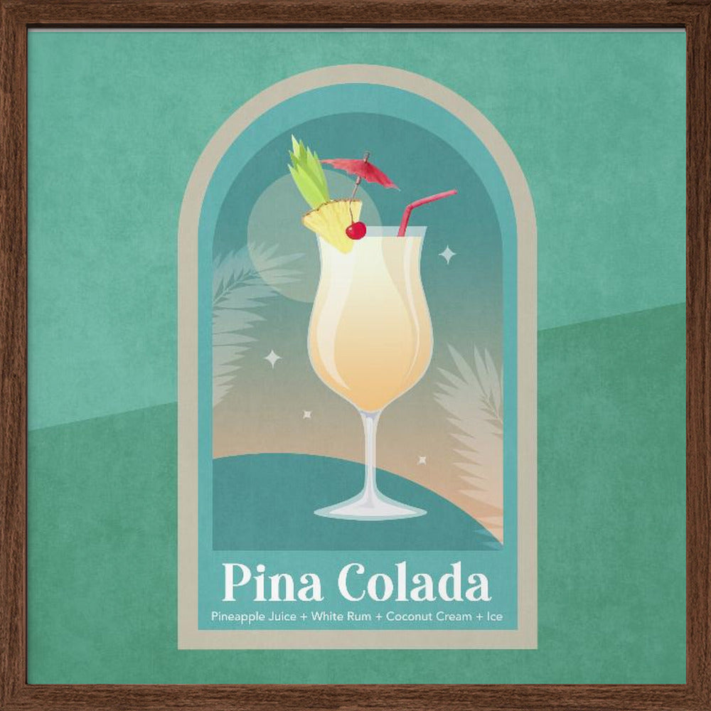 Kokteyl Pina Colada Poster