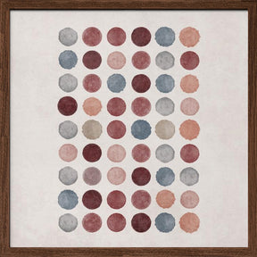 Watercolor Dots Poster