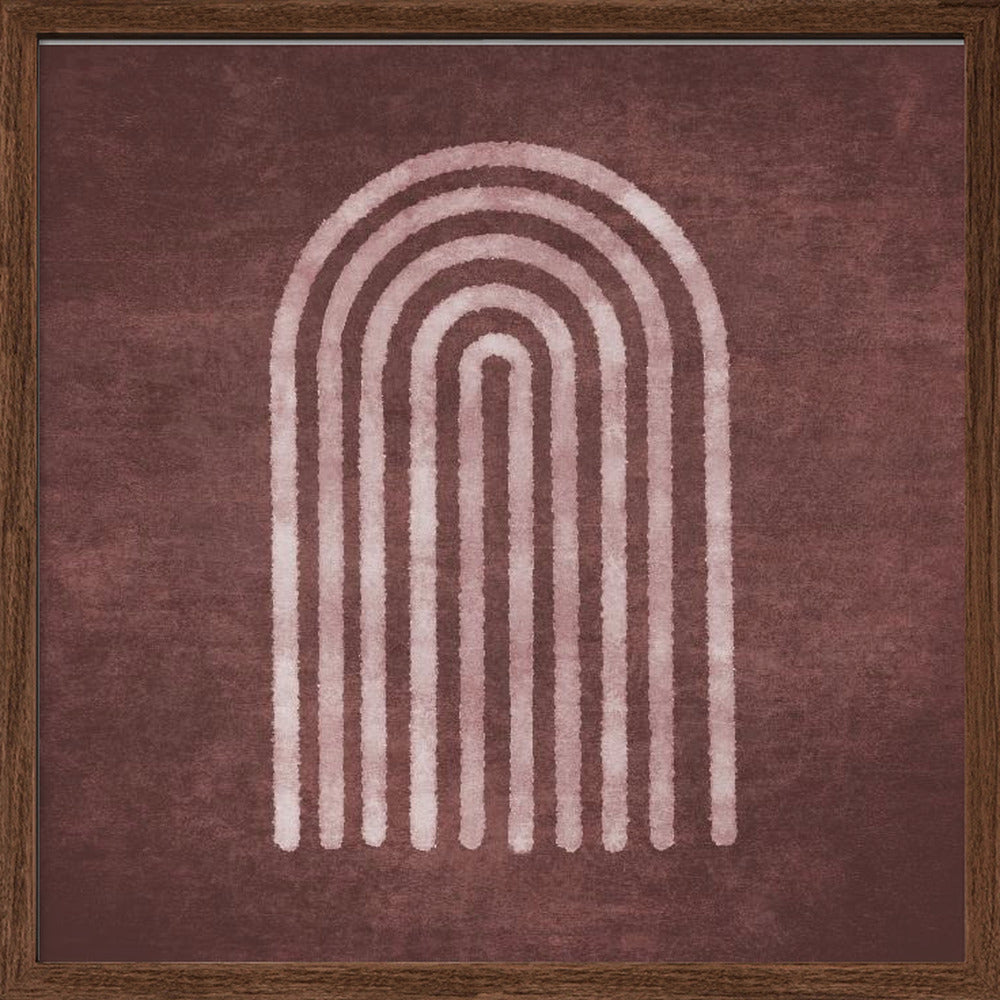 Visne Watercolor Rainbow Poster