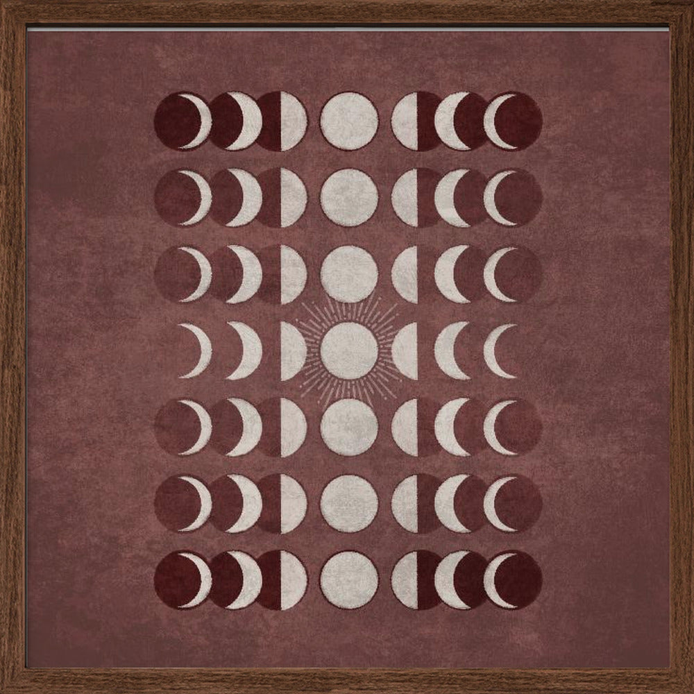 Visne Moons Phases Poster