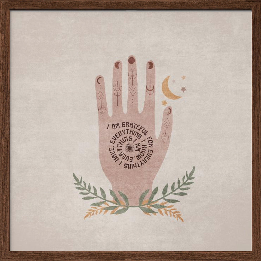 Hand Positive Poster