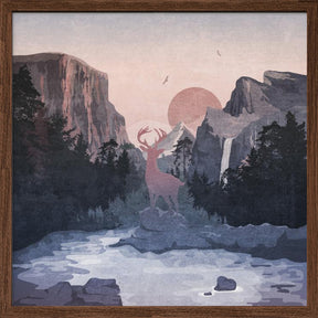 Sephia Yosemite Poster