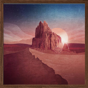 Shiprock Poster