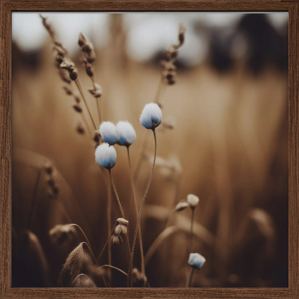 Blue Corn Flowers No 5 Poster