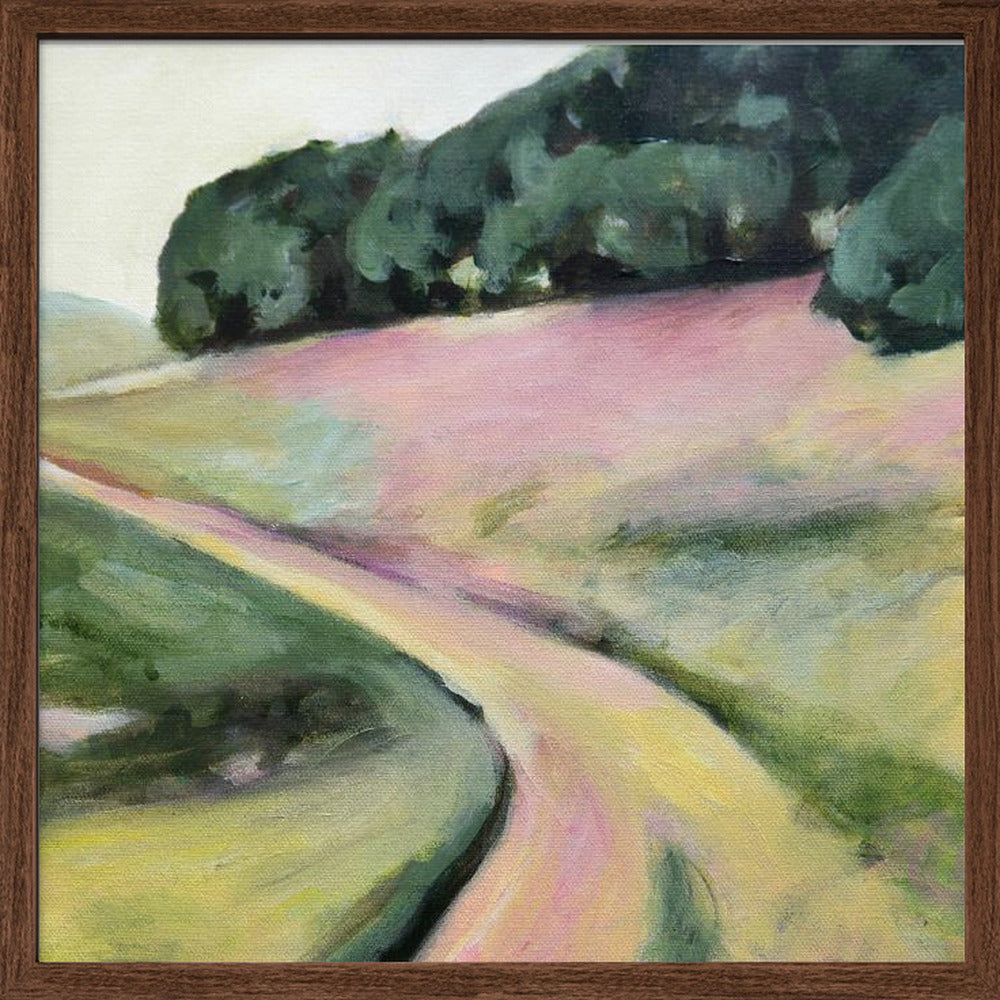 Pink Hills of Ca Poster