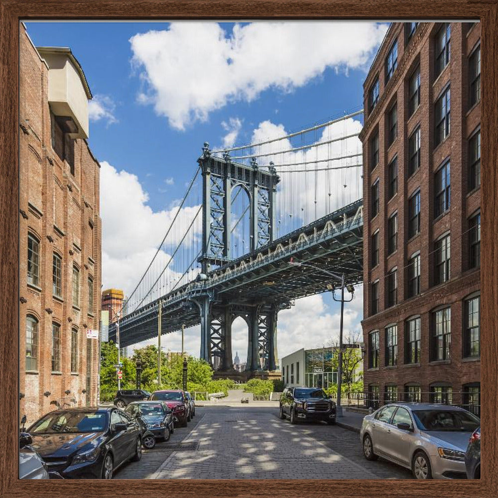 NEW YORK CITY Manhattan Bridge Poster