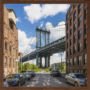 NEW YORK CITY Manhattan Bridge Poster