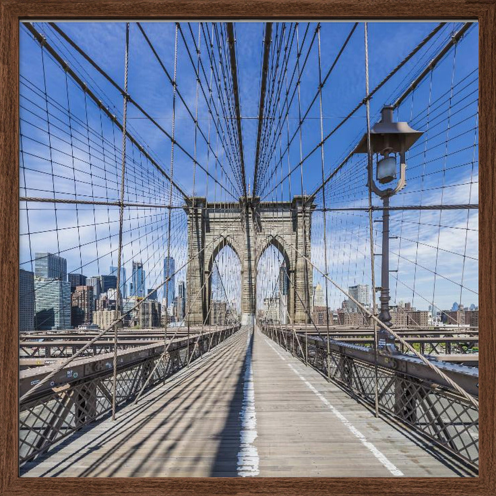 NEW YORK CITY Brooklyn Bridge Poster